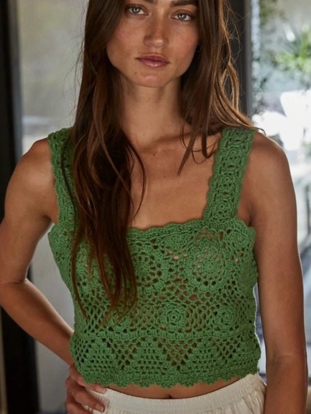 NWT- Free People - Lost in Your Eyes Top - XS